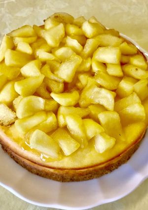 りんごのヨーグルトチーズケーキ-レシピのメイン写真