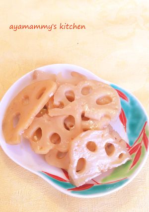 お弁当☆れんこんの甘酢炒め煮-レシピのメイン写真