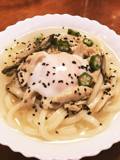 ほっこり♡鳥ささみあんかけの中華風うどん-レシピのメイン写真