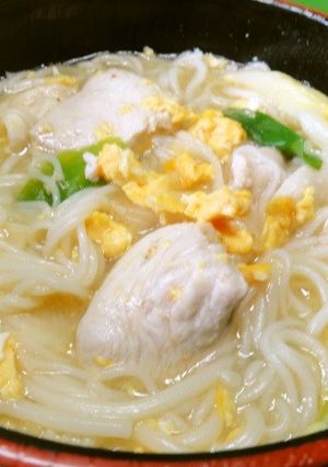 *親子にゅうめん*-レシピのメイン写真