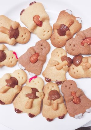 ♡かわいい♡抱っこクッキー-レシピのメイン写真