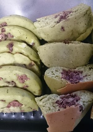 抹茶あんまん-レシピのメイン写真