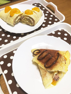 余った材料でクレープ作り!-レシピのメイン写真