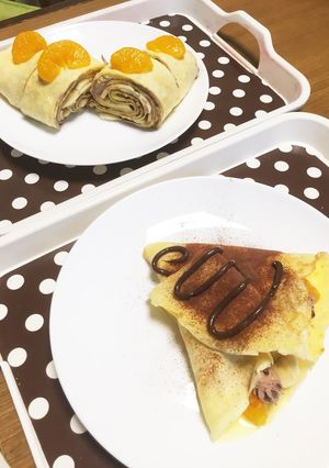 余った材料でクレープ作り!-レシピのメイン写真