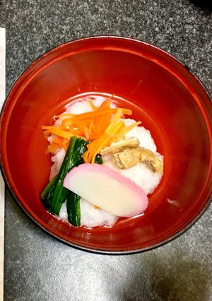 ☆完了期 幼児食☆ お正月 お雑煮風-レシピのメイン写真