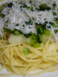 野沢菜としらす☆おろしパスタ-レシピのメイン写真