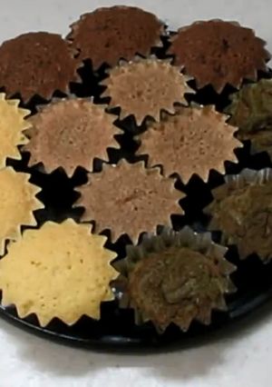 4種のカラフルカップケーキ-レシピのメイン写真
