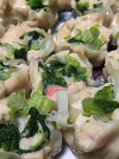 俺流!鶏むね肉と豆腐で…春の菜の花焼売-レシピのメイン写真
