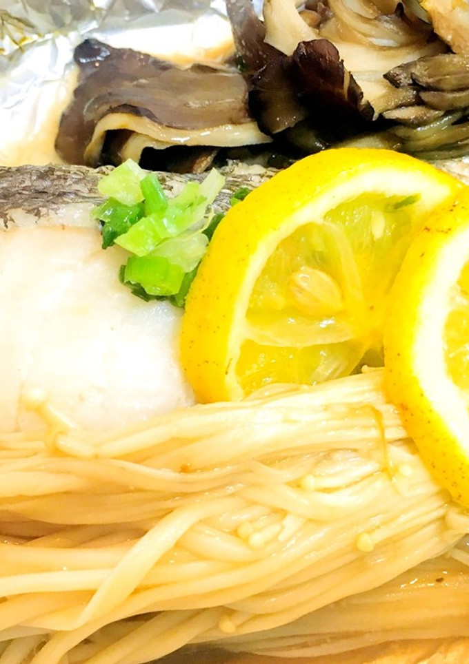 塩酒粕で旨♪白身魚とキノコのホイル焼き-レシピのメイン写真
