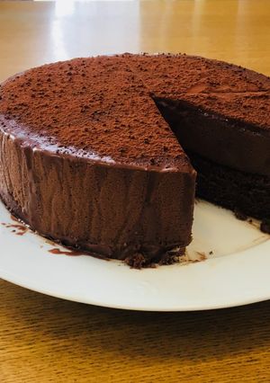ラム酒香る 大人のチョコムースケーキ-レシピのメイン写真