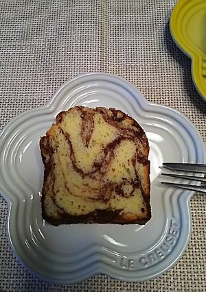 マーブルケーキ-レシピのメイン写真