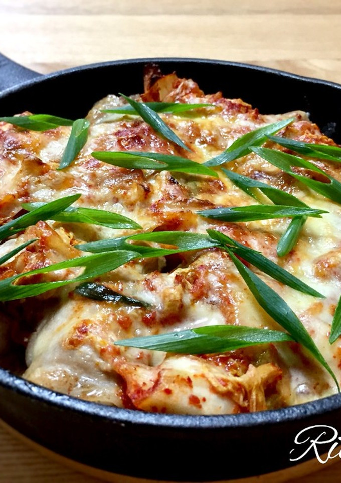 我が家の定番♡肉巻き豆腐キムチーズ焼き♡-レシピのメイン写真