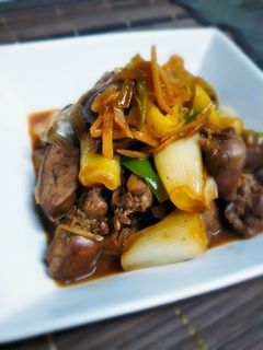 臭みなし!鶏レバーと長ネギの炒め煮-レシピのメイン写真