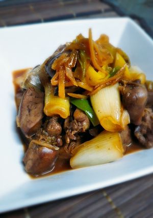 臭みなし！鶏レバーと長ネギの炒め煮-レシピのメイン写真