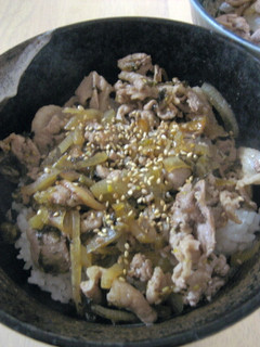 豚高菜丼-レシピのメイン写真