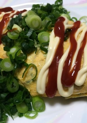 俺流！しらすと菜花のオムレツ-レシピのメイン写真