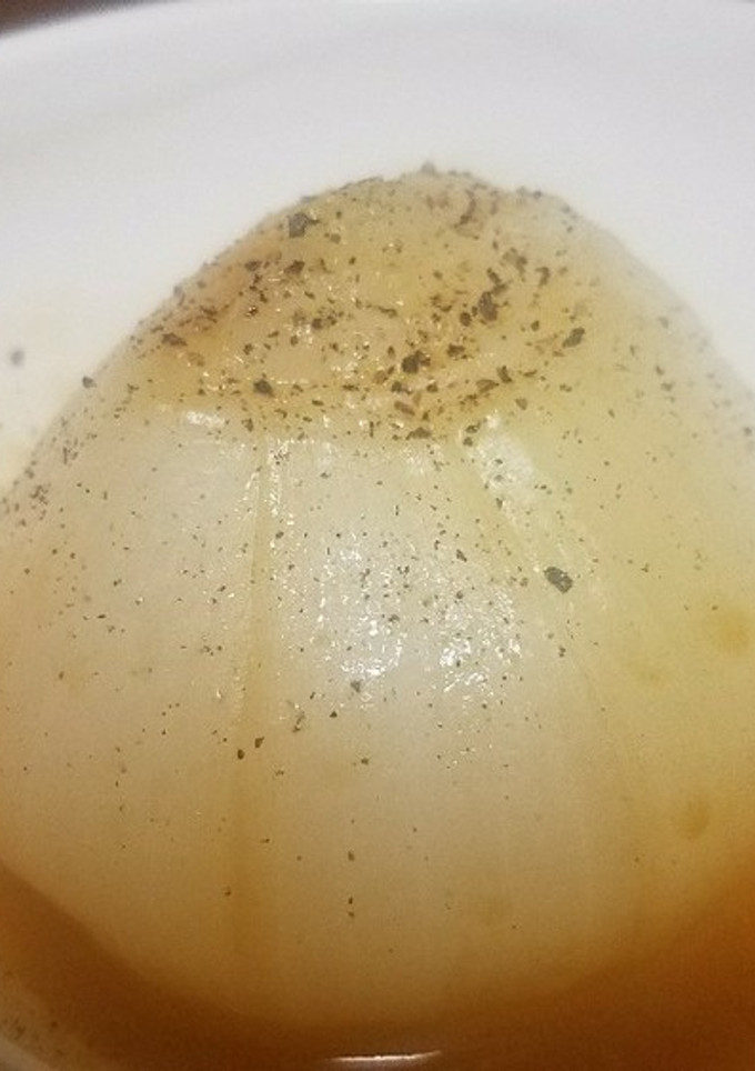 新玉ねぎの洋風レンジ蒸し-レシピのメイン写真