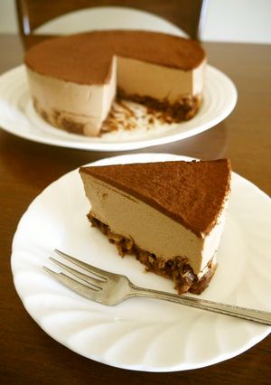 ザクザクボトムのチョコムースケーキ♪-レシピのメイン写真