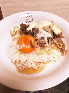 牛すき風(牛丼風)-レシピのメイン写真