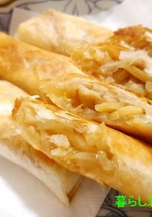 子ども大好き！簡単☆もやしで増量♪春巻き-レシピのメイン写真