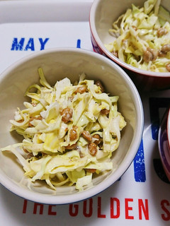 納豆とキャベツのネバっとサラダ-レシピのメイン写真