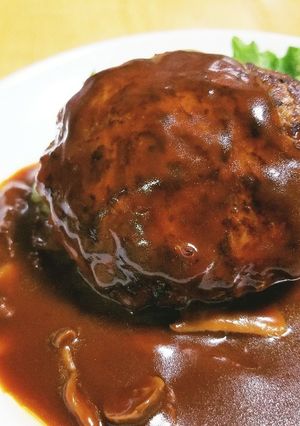 玉ねぎソテーの ハンバーグ(メンチカツ)-レシピのメイン写真