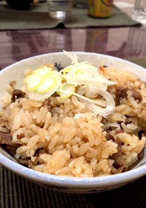 牛肉と牛蒡のウマウマ炊き込み-レシピのメイン写真