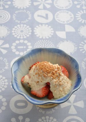 いちごの白和え-レシピのメイン写真