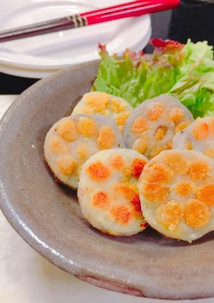 簡単!揚げないからし蓮根風-レシピのメイン写真
