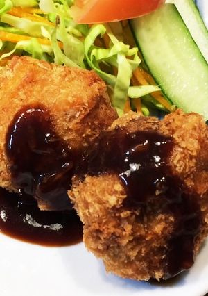 巻くだけメンチカツ風フライ-レシピのメイン写真