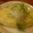 タコで和風オムライス