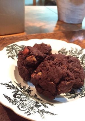 たまごバター不使用チョコナッツクッキー-レシピのメイン写真