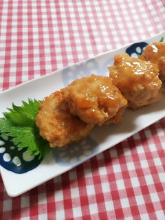 軟骨入り♡簡単♡ふわコリ甘辛つくね-レシピのメイン写真