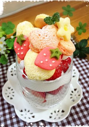 可愛くデコ♡いちごクッキー♡-レシピのメイン写真