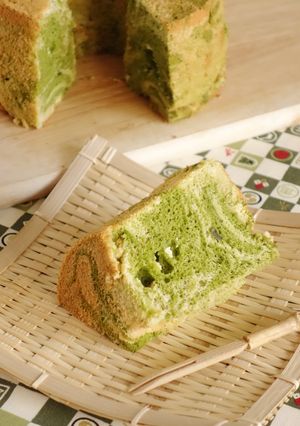 抹茶シフォンケーキ-レシピのメイン写真