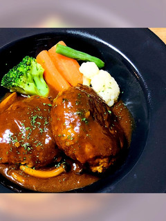 簡単煮込みハンバーグ-レシピのメイン写真