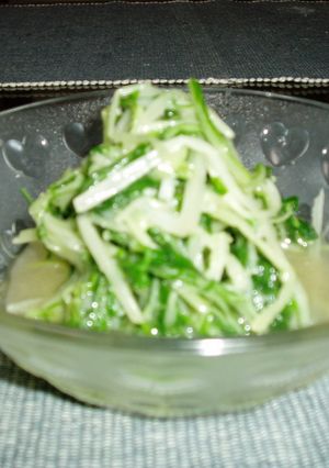 簡単♪水菜のナムル☆-レシピのメイン写真