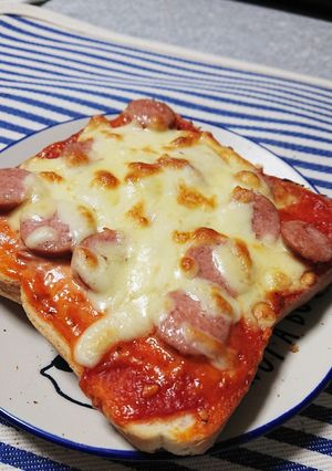 男のズボラ簡単ピザトースト-レシピのメイン写真