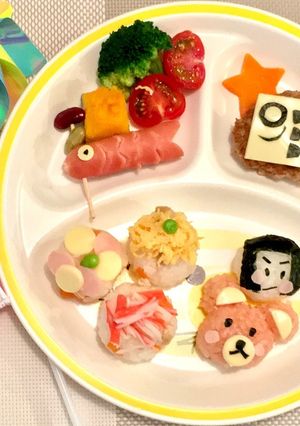 ☆幼児食☆ こどもの日プレート-レシピのメイン写真