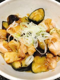 なすと鶏肉の甘辛生姜炒め-レシピのメイン写真