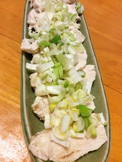 茹で鶏胸肉のお刺身風-レシピのメイン写真