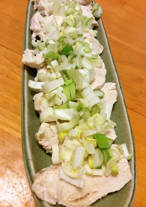 茹で鶏胸肉のお刺身風-レシピのメイン写真