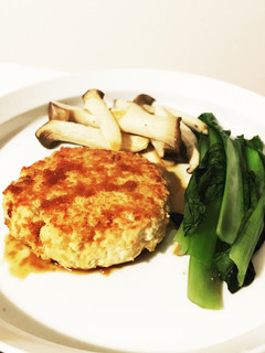 糖質制限 ささみと豆腐のハンバーグ-レシピのメイン写真