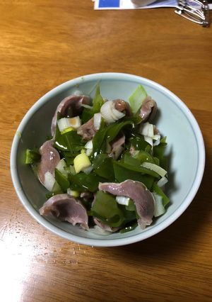 めかぶ と砂肝のポン酢-レシピのメイン写真