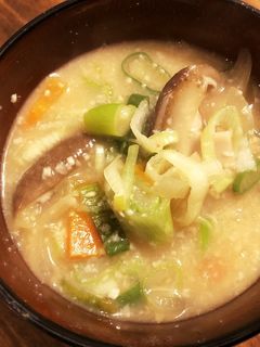 身体温まる、酒粕汁-レシピのメイン写真