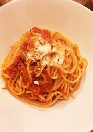 めちゃうま！簡単！トマトチーズパスタ-レシピのメイン写真