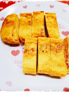 ♡ウインナー入り♪大きな卵焼き♡-レシピのメイン写真