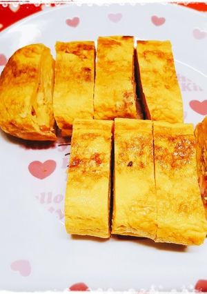 ♡ウインナー入り♪大きな卵焼き♡-レシピのメイン写真