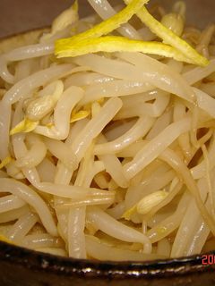 柚子が香る♪もやしのおひたし-レシピのメイン写真