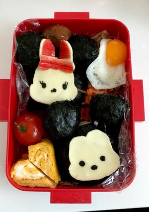 ツムツム ミッキー&ミニーのキャラ弁-レシピのメイン写真